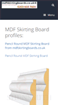 Mobile Screenshot of mdfskirtingboards.co.uk